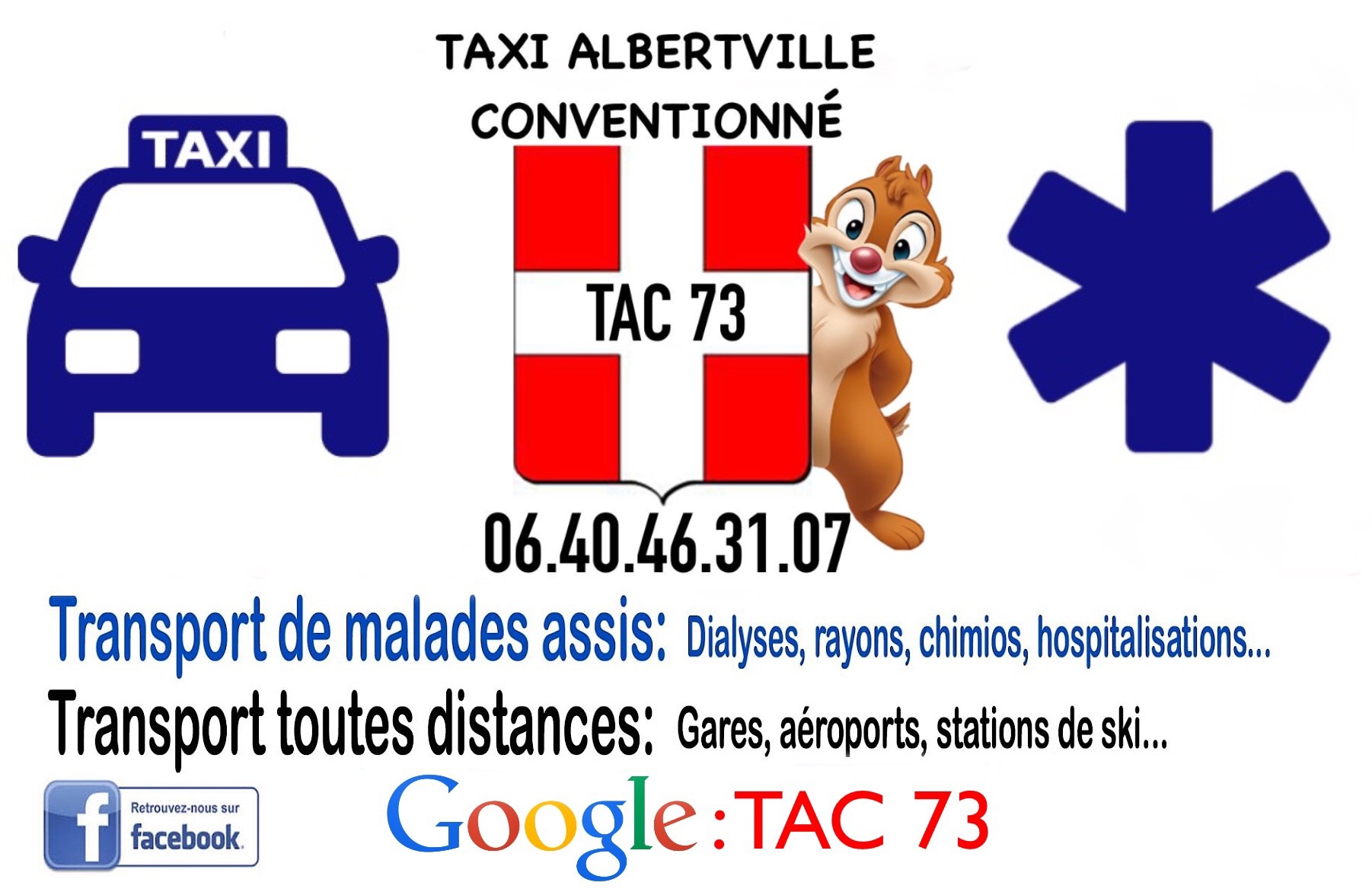 Carte de visite Tac 73 