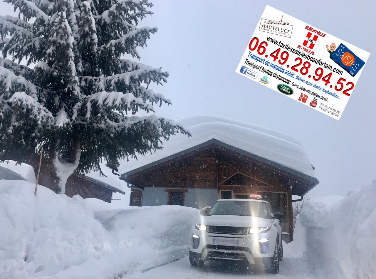 Taxi VIP pour vos Chalets privés des Saisies.
